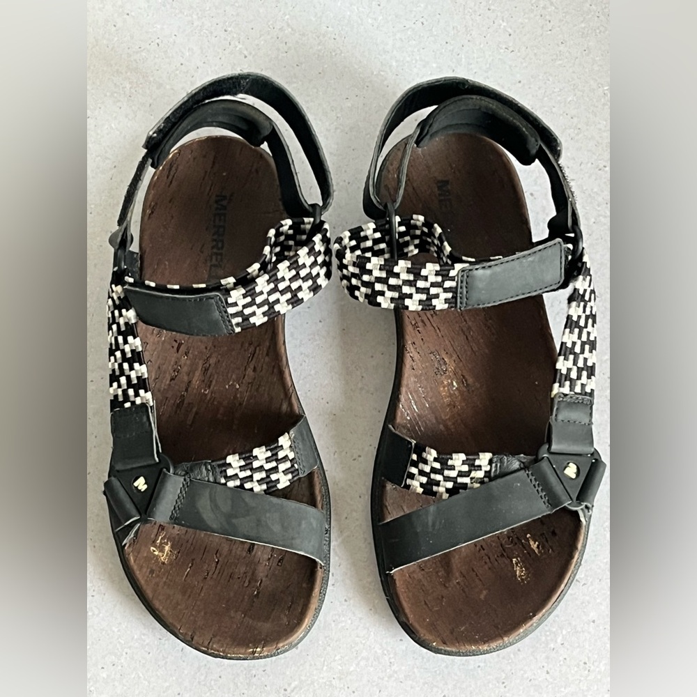 Merrell Sandals‎ Women’s 6 Around Town Sunvue Back Strap Comfort Casual Strappy